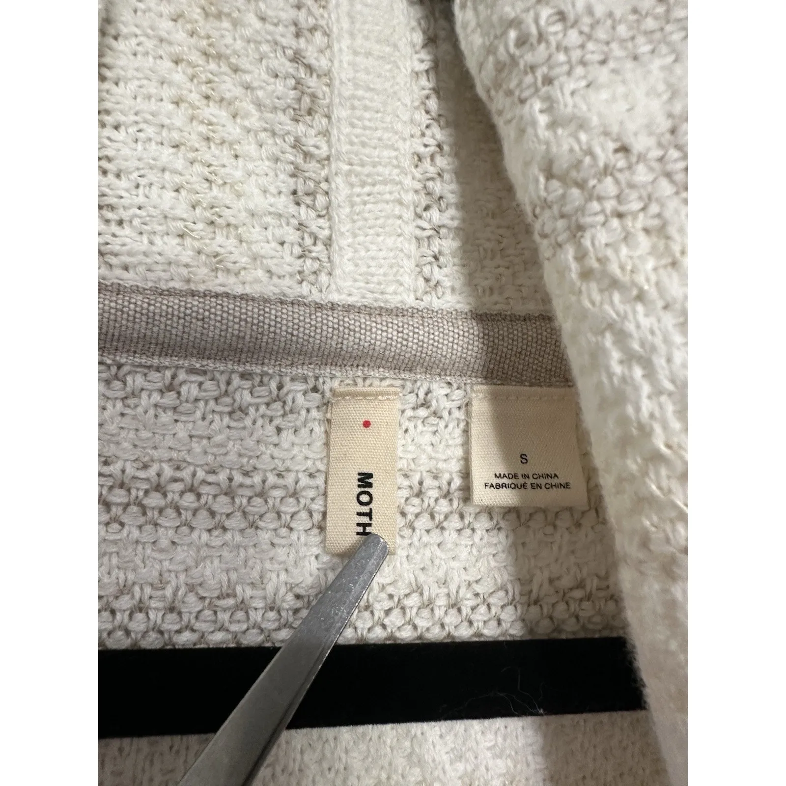 Anthropologie MOTH Mahalia Flair Kimono Sleeve Sweater Sz S Open Front Cardigan - Image 5