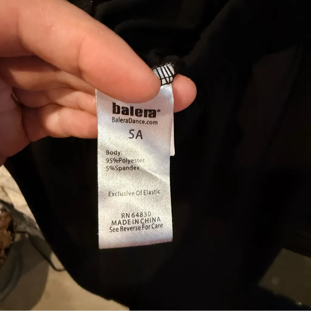 Balera Black Women's Jogger Style Dance Pants Adult Small Size undefined - Image 3