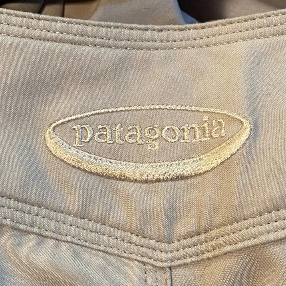 Patagonia Pataloha Wide Leg Cropped Pants Tan Size 8 - Image 11