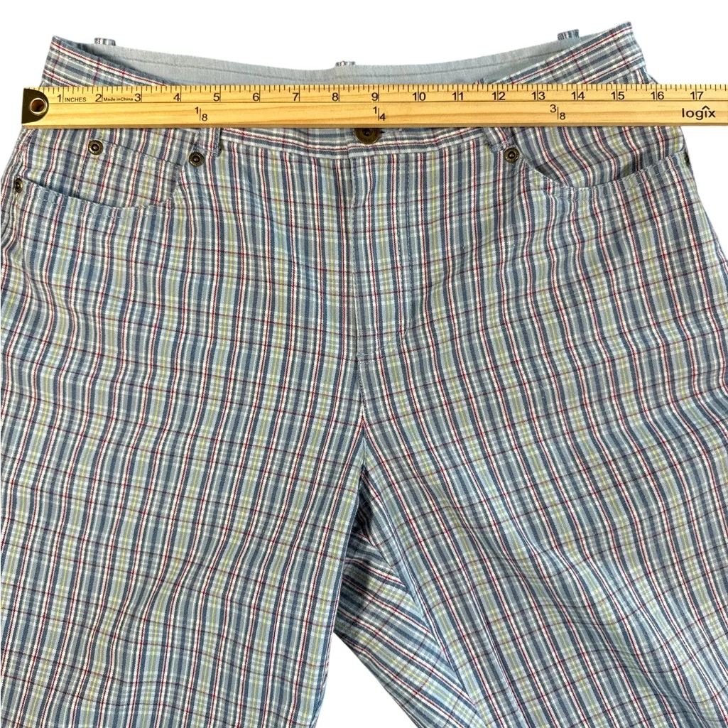 Liz Claiborne Blue‎ Plaid Pants - Image 5