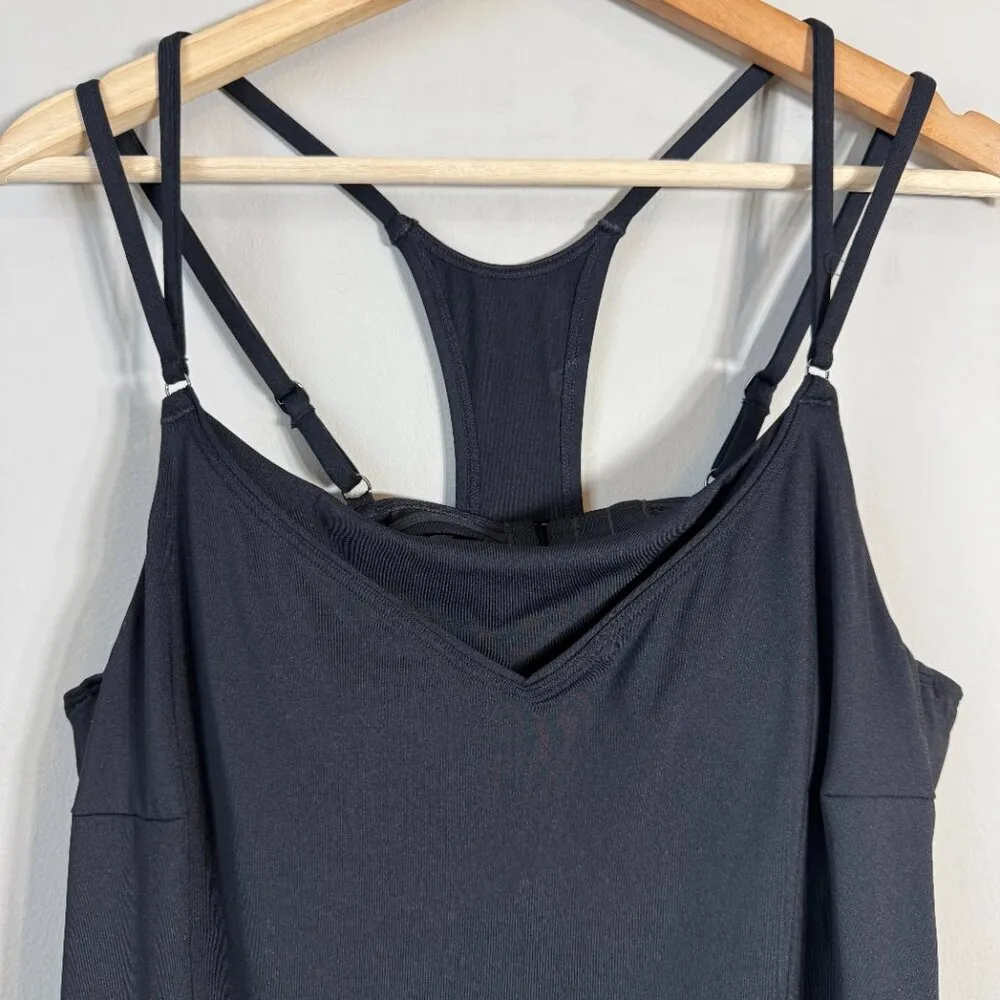 Athleta Seascape Bra Cup Tankini Top Women's 38B/C Black Swimsuit UPF 50+ Beach - Image 8