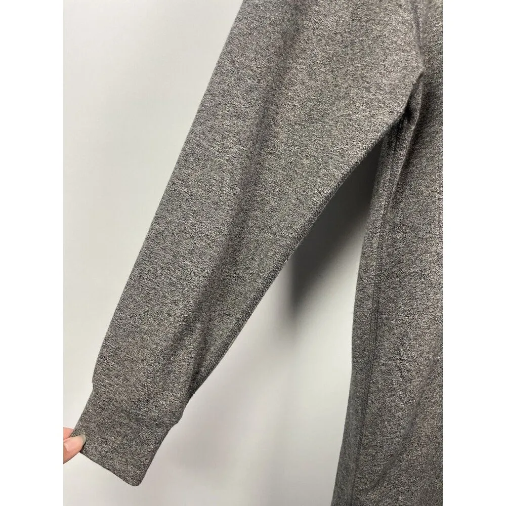 CAbi Put On Sweater Dress Long Sleeve Slimming Ruched Obsidian Gray 3650 Size S‎ - Image 3