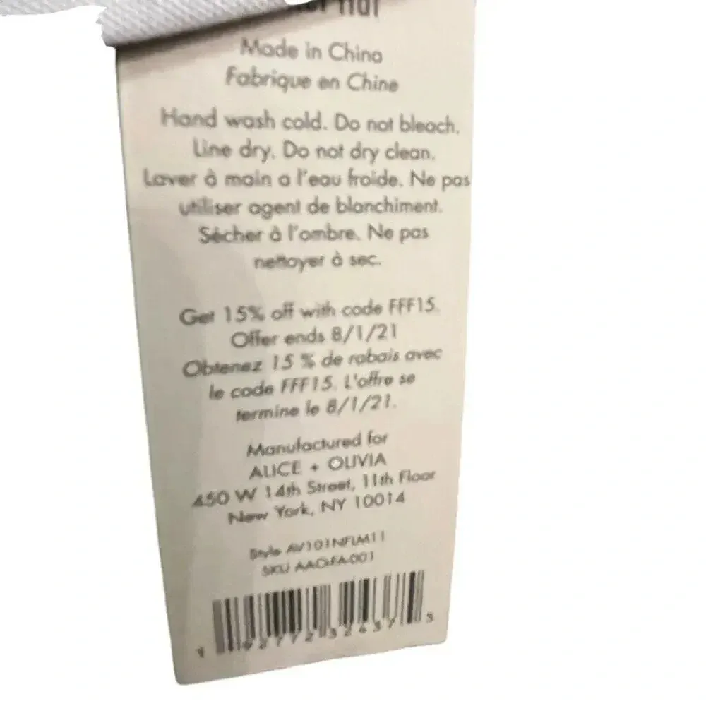 Alice + Olivia Gray Bucket Hat White - Image 4