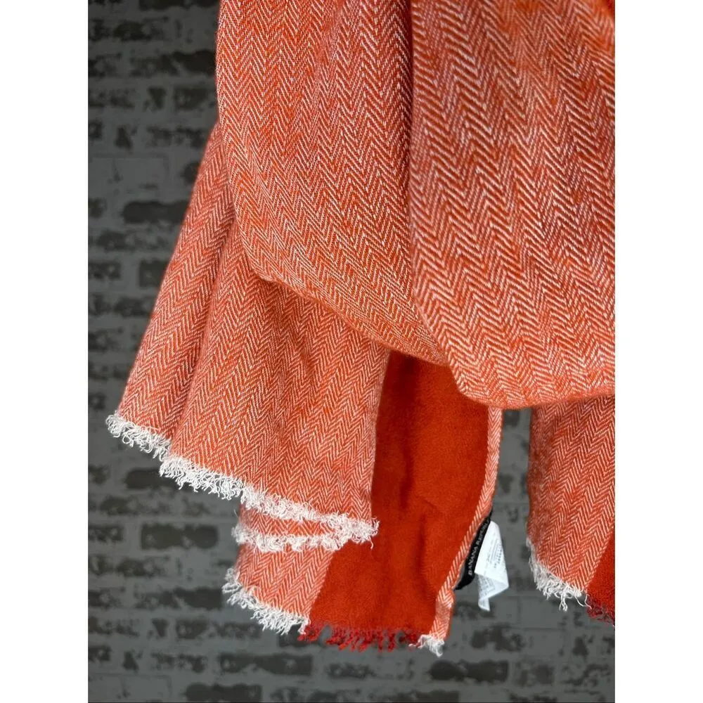 Banana republic | wool blend orange scarf - Image 7