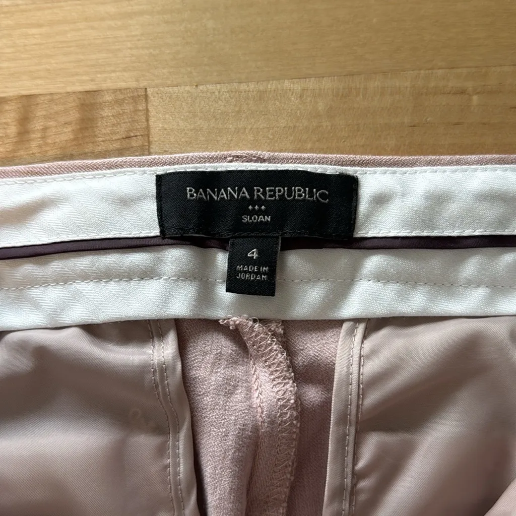 Banana Republic Mid-Rise Sloan Ankle Woven Career Dress Pant Trouser, 4 - Image 7