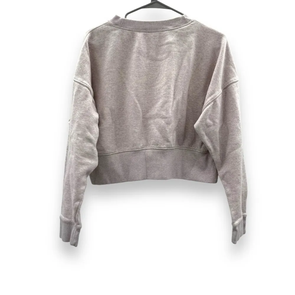 Adidas Originals Coeeze Long Sleeve Cropped Sweatshirt in Orchid Tint Sz S‎ - Image 4