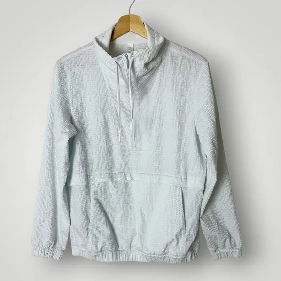 Lululemon  Pack‎ Light Pullover Iced Iris Blue Size 4 Half Zip Windbreaker Jacket - Image 8