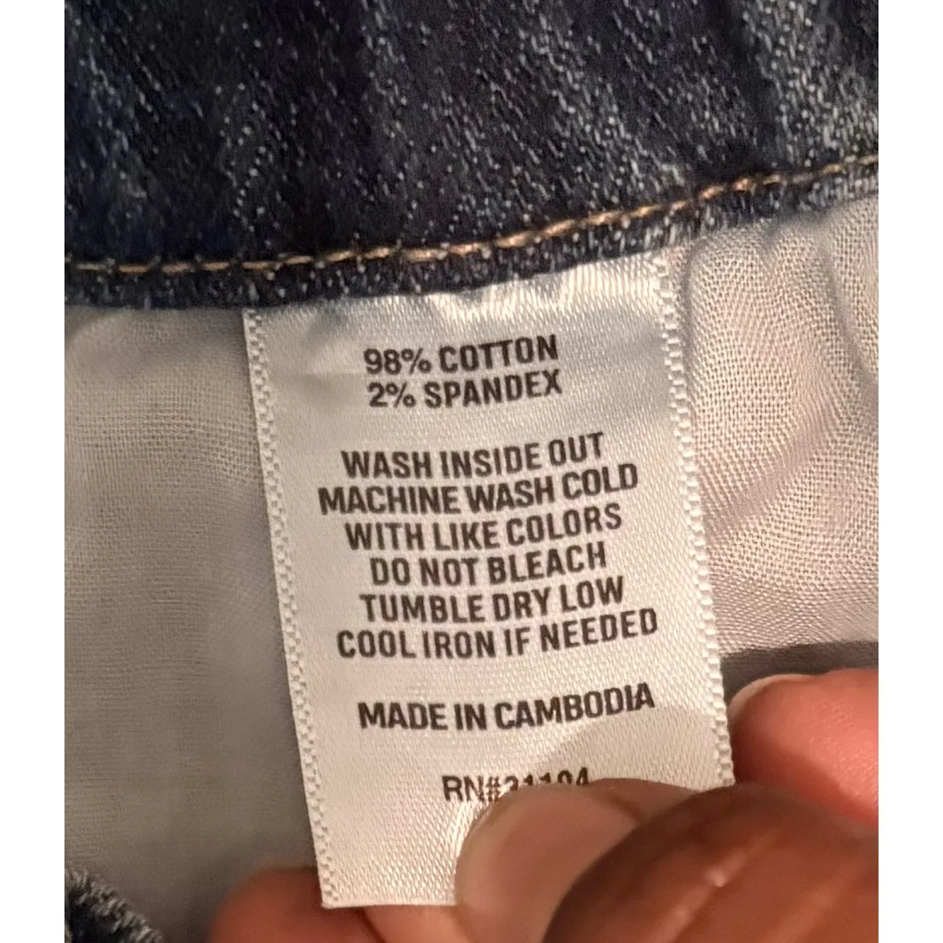 Wonderly Paperbag Waist Jeans 20W Plus Size Medium Wash High Rise Stretch - Image 8