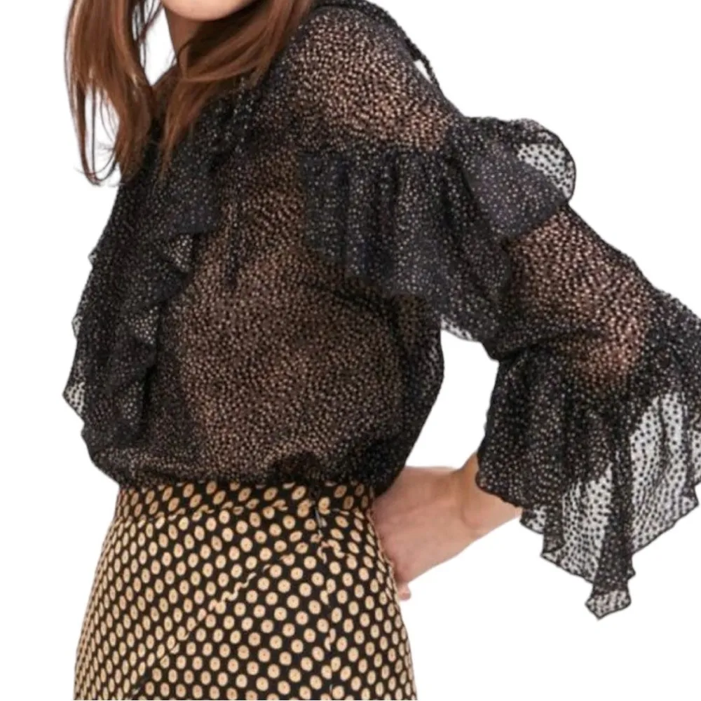 Antik Batik Pita Blouse Size XS - Image 9