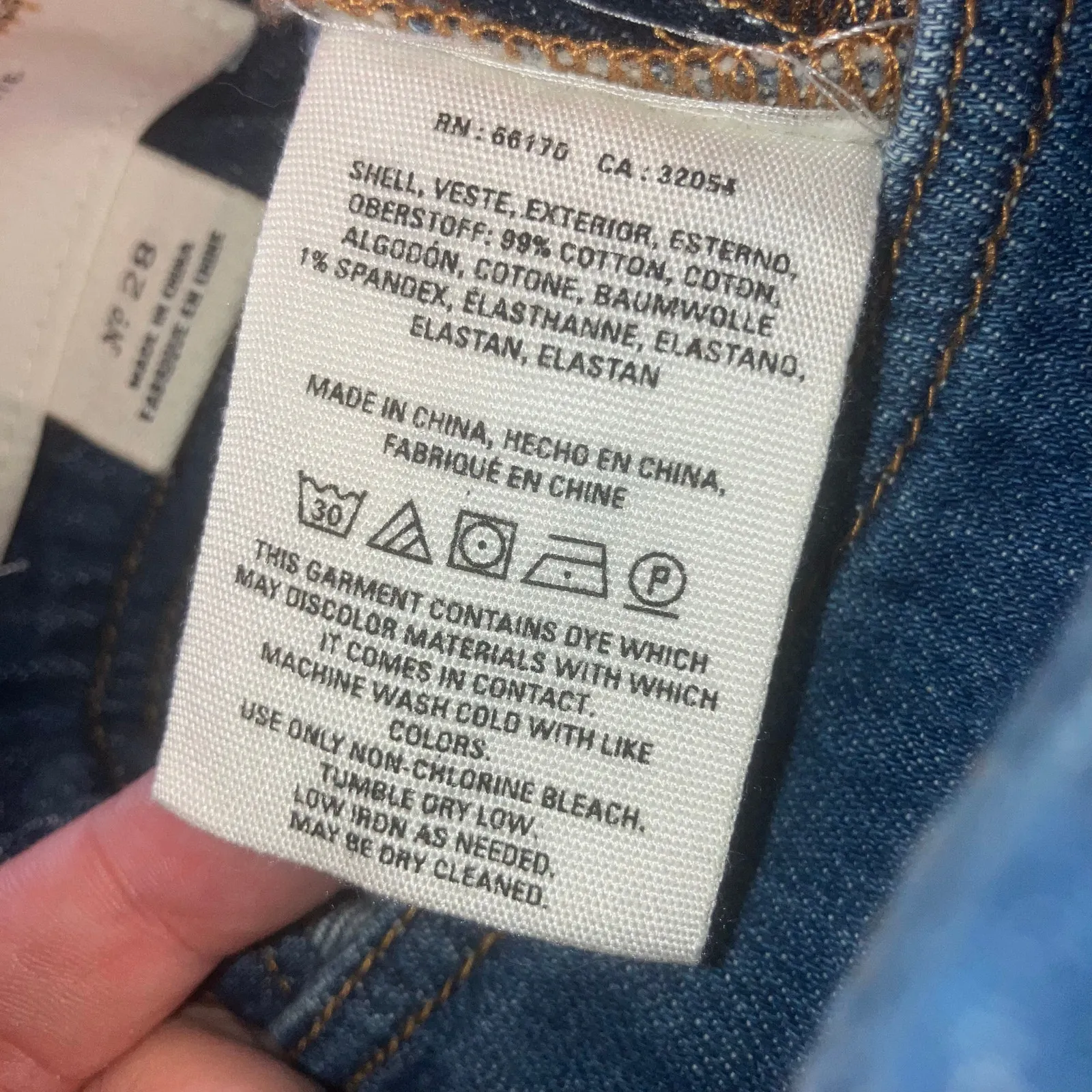 Anthro Pilcro Retro 70s Highrise Bibbed Denim Strappy Jumpsuit size 28 - Image 12