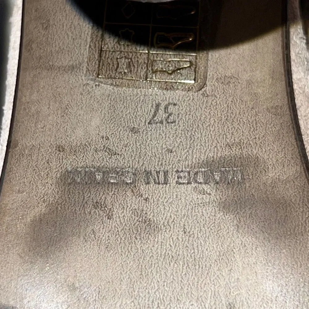 Free People Taupe Nouvella Criss‎ Cross Wrap Chunky Heel Suede Leather Sz 38/6.5 - Image 10