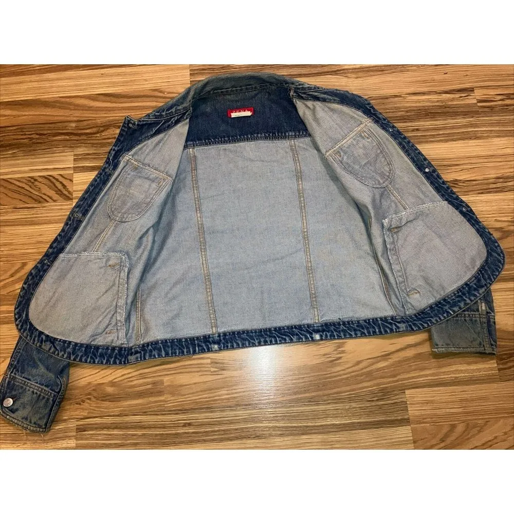 VINTAGE Zena Jeans Denim Jacket‎ - Image 3