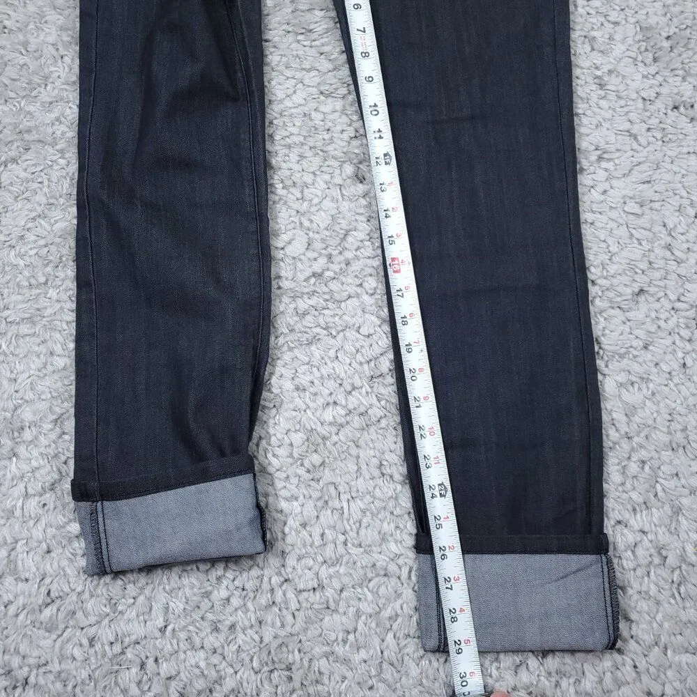 Prana Kara Rolled Skinny Jeans Denim Gray Size 6 28 Stretch Cuffed Low Rise - Image 9