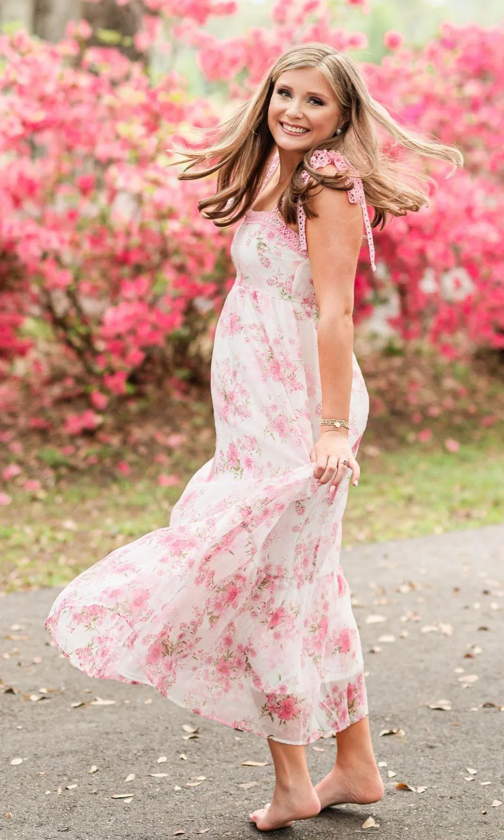Boutique Floral Maxi Dress - Image 4