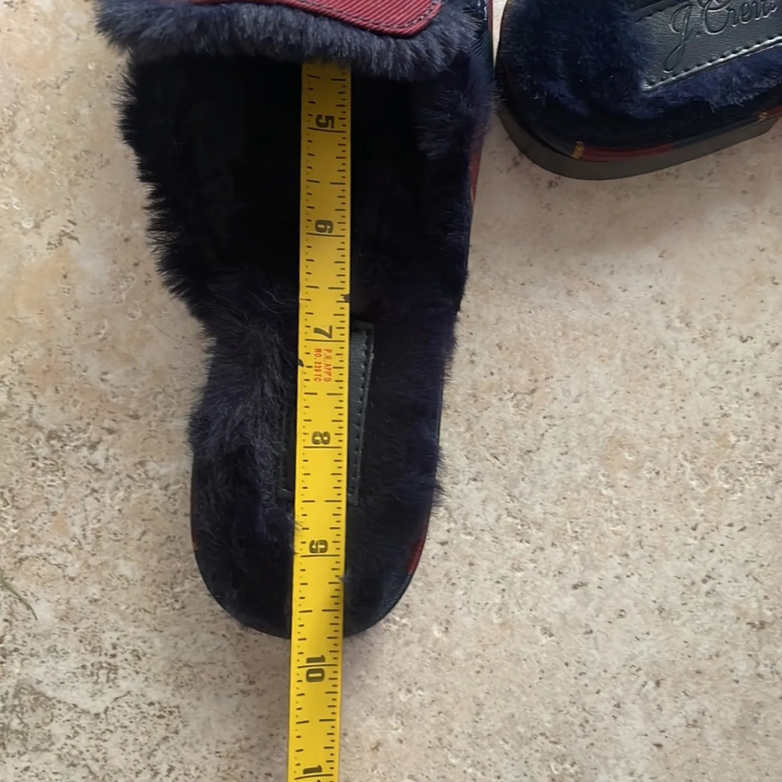 J. Crew Shoes Faux Fur Academy Penny Loafer Mule In Stripe - Image 12