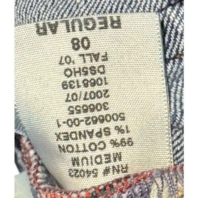 Gap Women's Jeans Flare Stretch‎ Mid-Rise Medium Wash Denim Pants Mexico Sz. 8R - Image 11