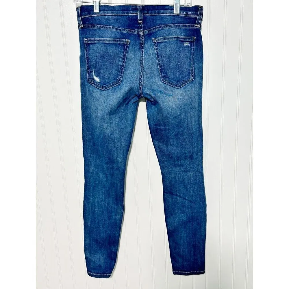 Current/Elliott  Womens The Stiletto Niagara Destroy Skinny Jeans‎ Blue Size 28 - Image 3