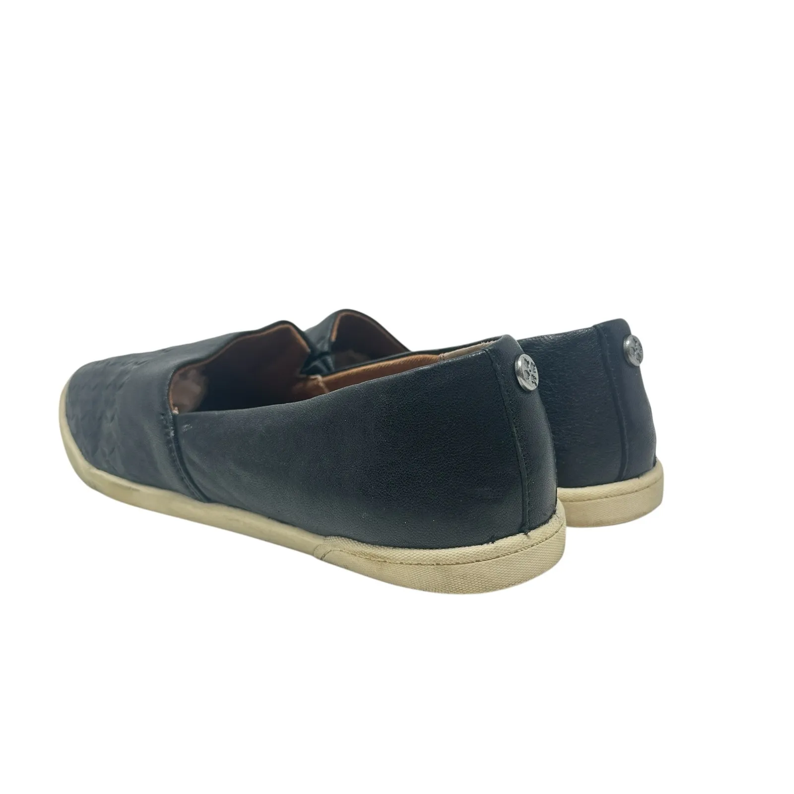 Patricia Nash Licata Slip On Sneakers Flat Braided Leather Black Size‎ US 8.5 - Image 6