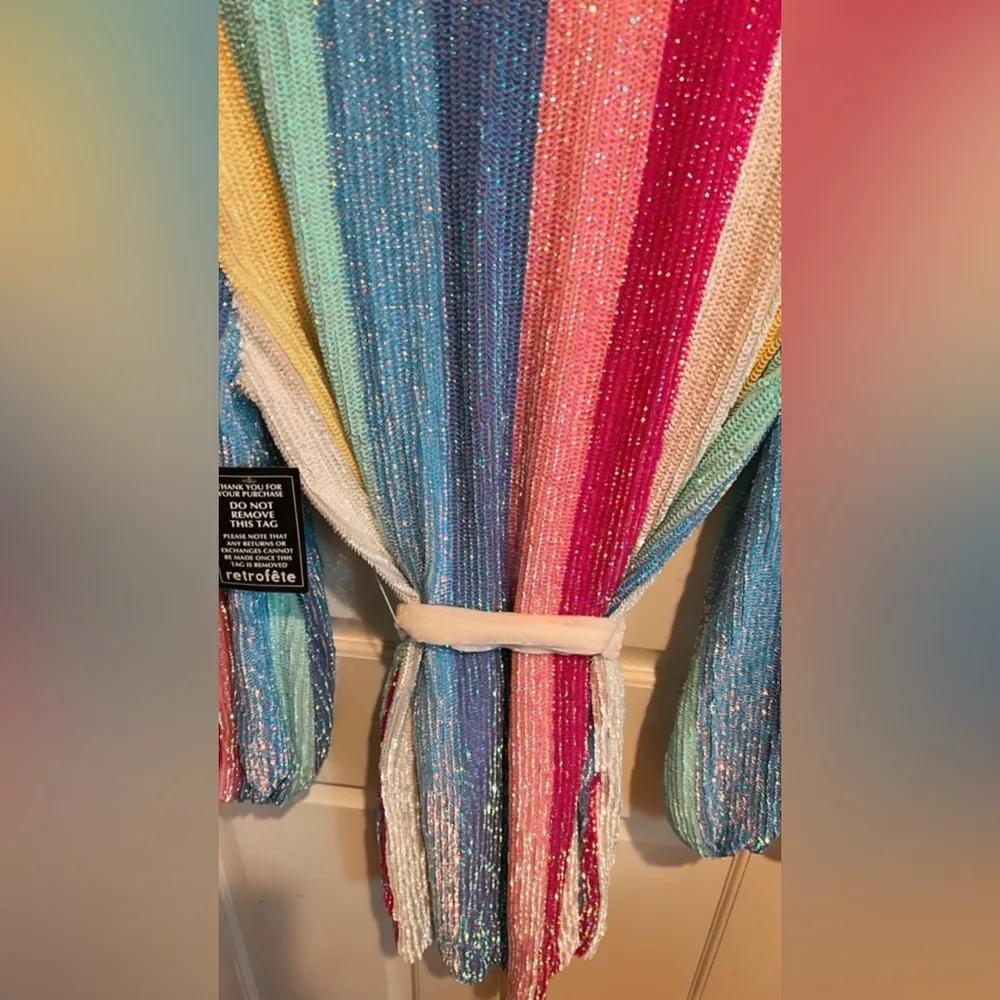 Nwt gorgeous Retrofete Gabrielle dress Pink Size XS - Image 11