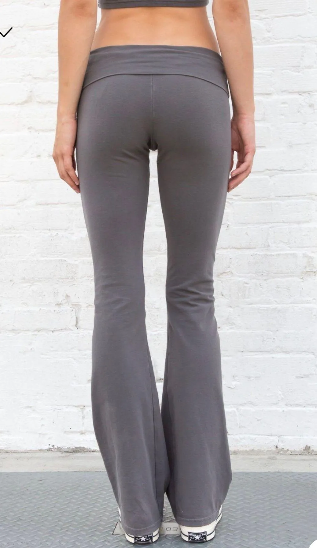 Brandy Melville Gray Priscilla Flared Pant - Image 2