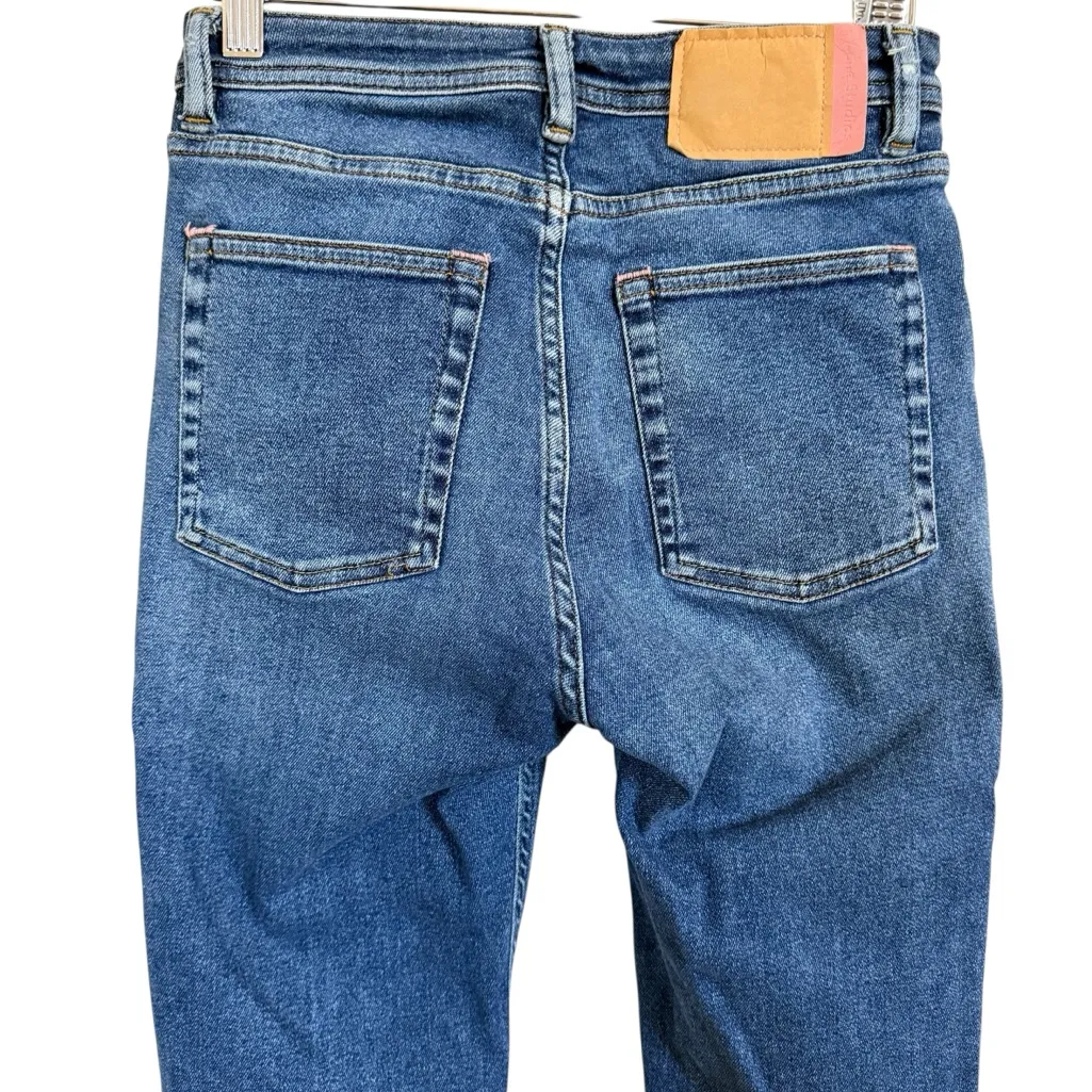Acne Studios Peg Mid Blue Jean Bla konst Women’s Size Waist 26 Length 32 - Image 5