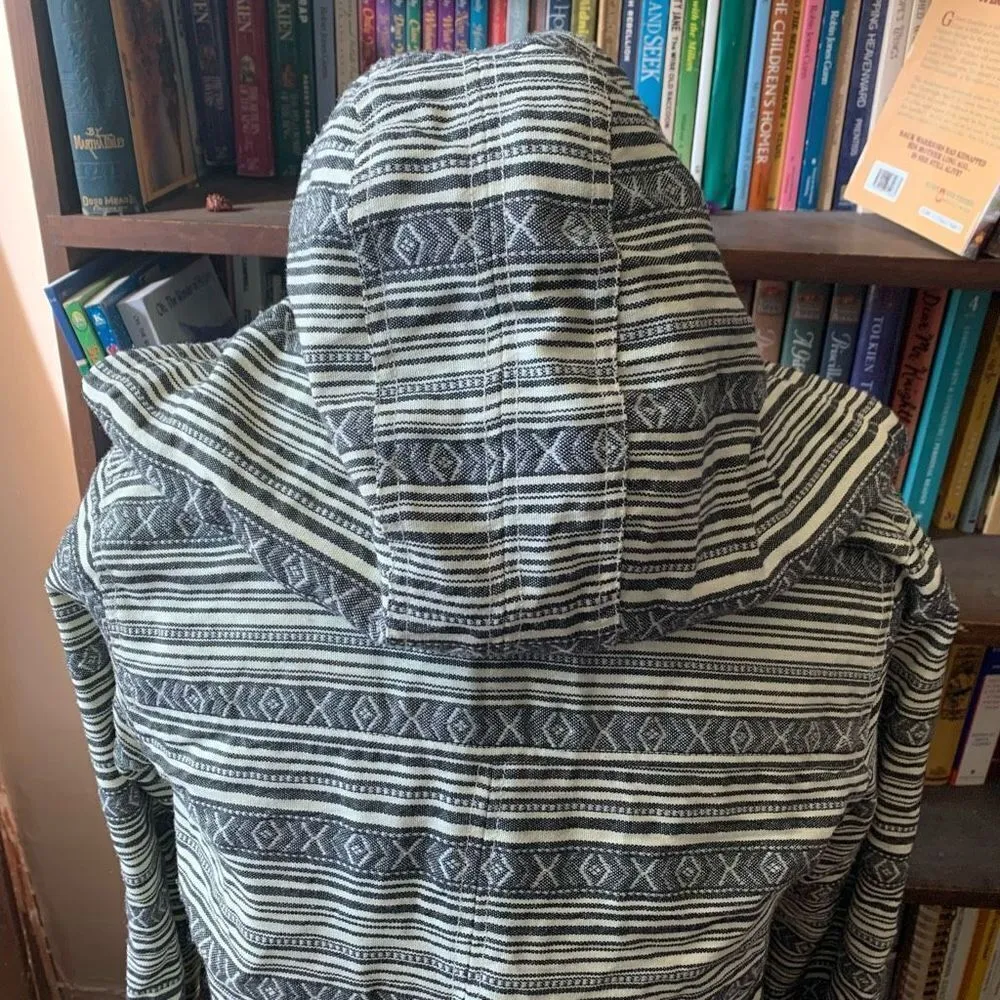 Capulet Anthropologie  Anorak striped hooded S jacket - Image 3