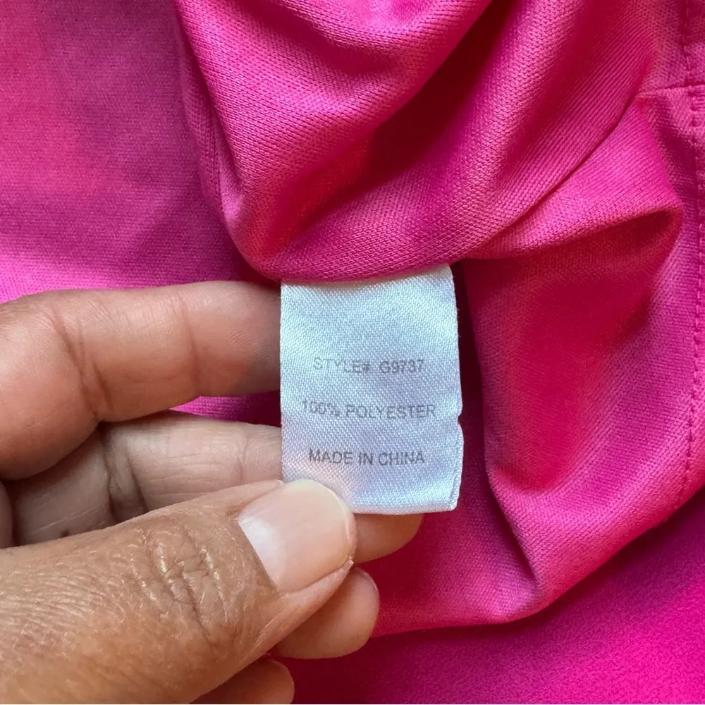 JODIFL ruffle neck pink long sleeve blouse - Image 8