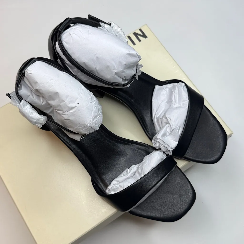 Anne Klein Women's Mia Ankle Strap Block Heel Dress Sandals- Black- Size 9.5 - Image 11