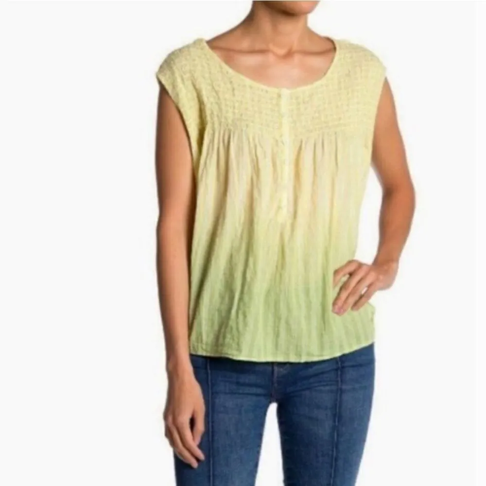 Free People Little Bit of Something Ombre Blouse - Image 2