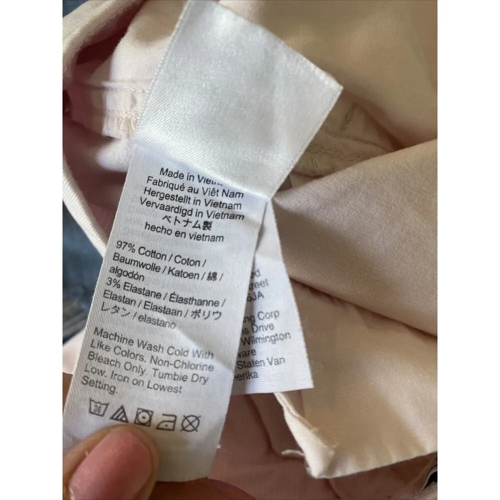 J.‎ Crew Women's 6 Light Pink Bermuda Chino Shorts Preppy Coastal Resort Summer - Image 8