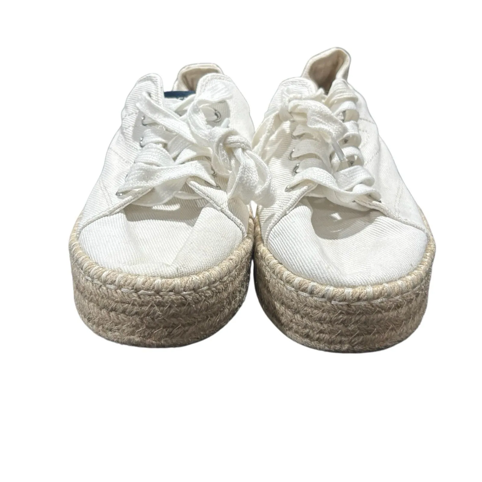 Tretorn Eve 2 Natural Espadrille Platform Sneakers Size 7.5 - Image 3