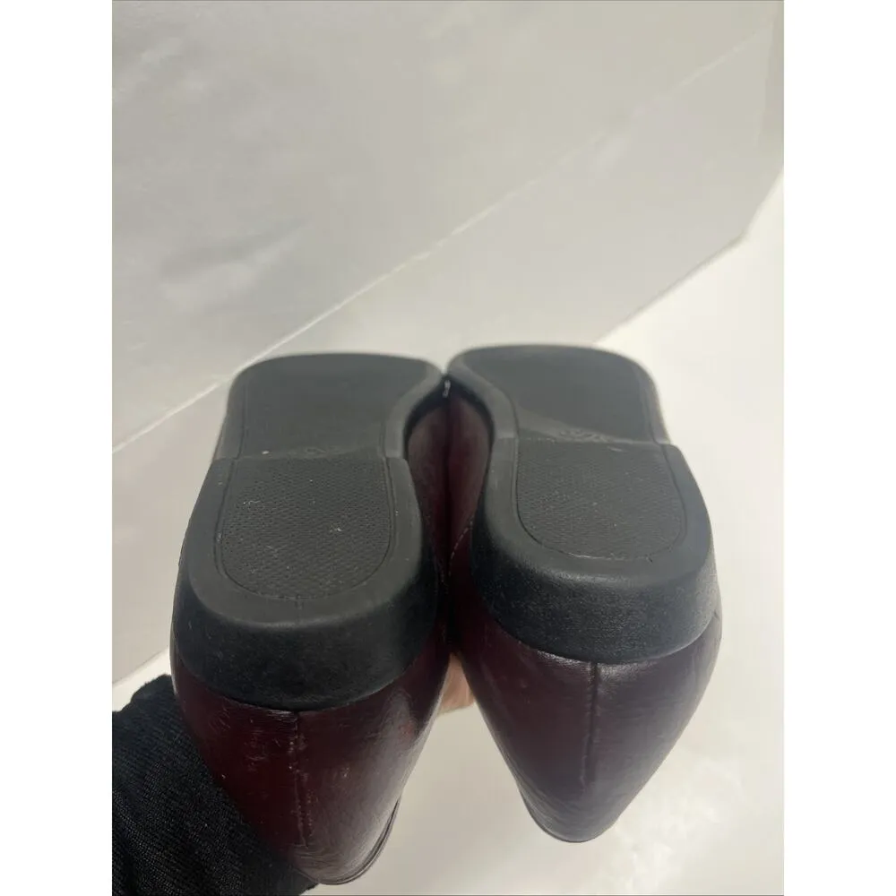 SAS Simplify Women’s 10N Red Leather Loafers Flats Tripad Comfort Shoes Size 10 - Image 13