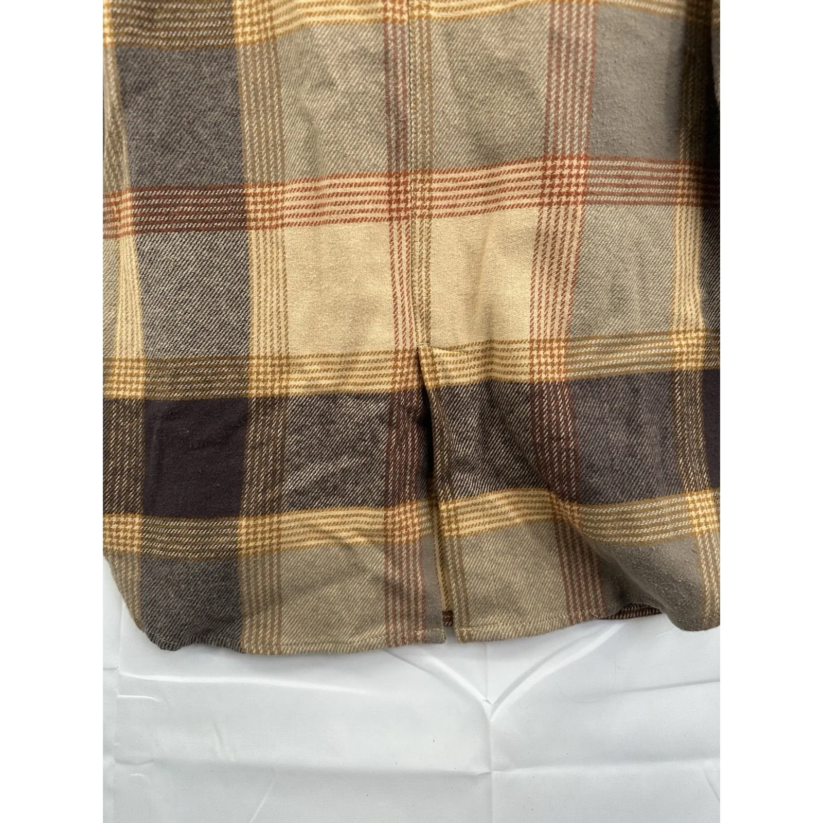 Sierra Nevada Brown Plaid Collared Button Down Flannel New Shirt Women's Size M Size M - Image 6