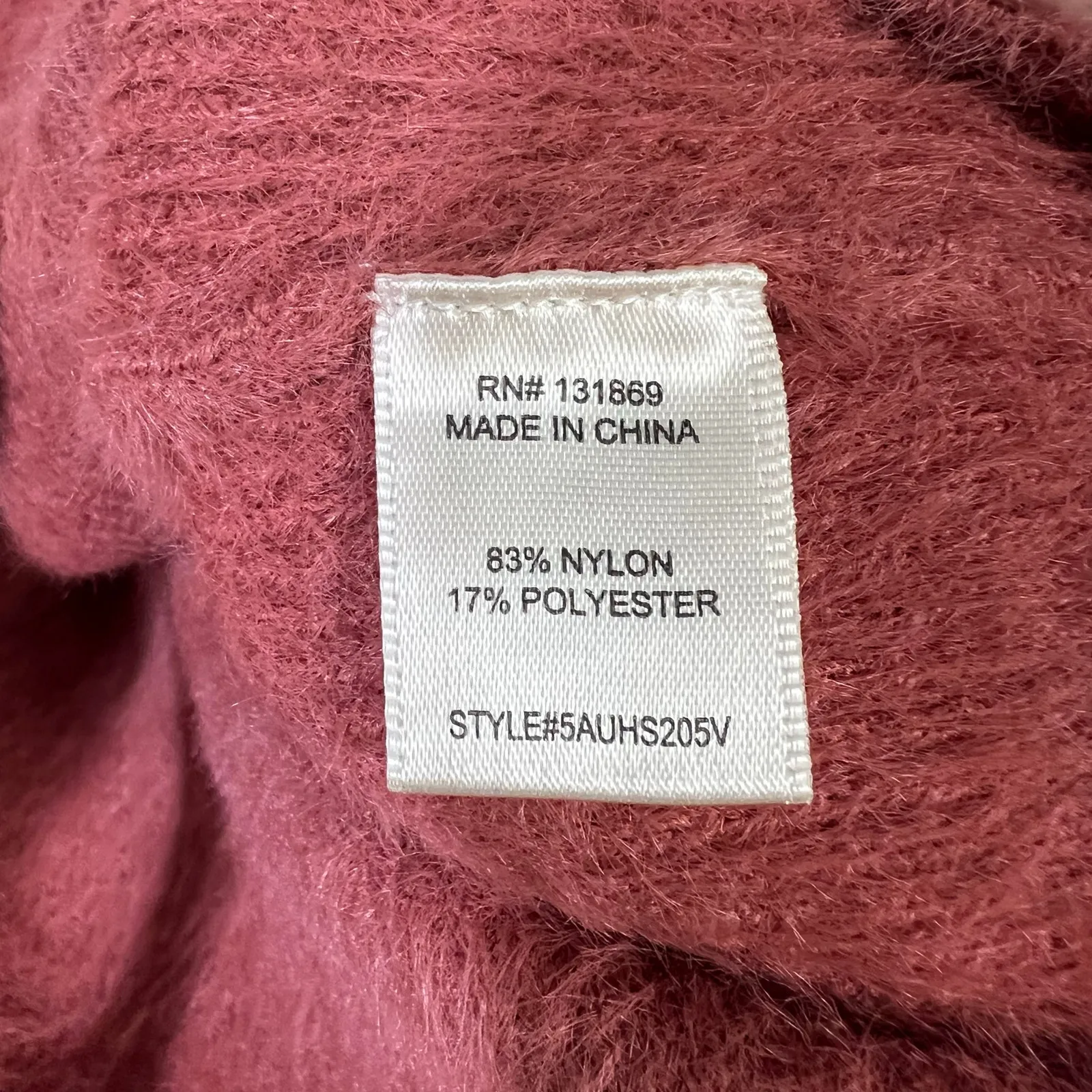 NWT Charmed Hearts Fuzzy Crop Cami Womens L Rust Knit Festival Coquette Y2K - Image 6