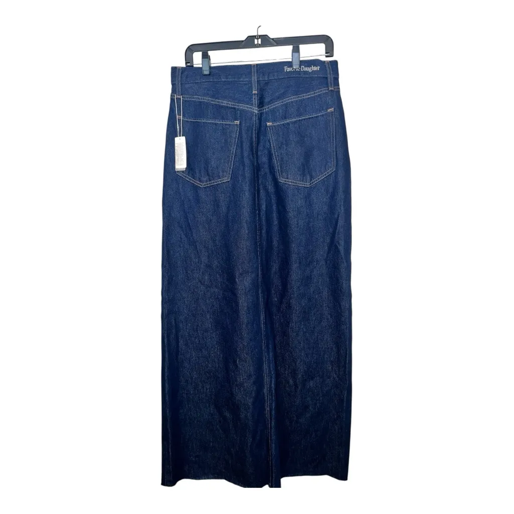 FAVORITE DAUGHTER The Sunny Low Slung A line Maxi Denim Skirt Size 26 NWT Blue - Image 6