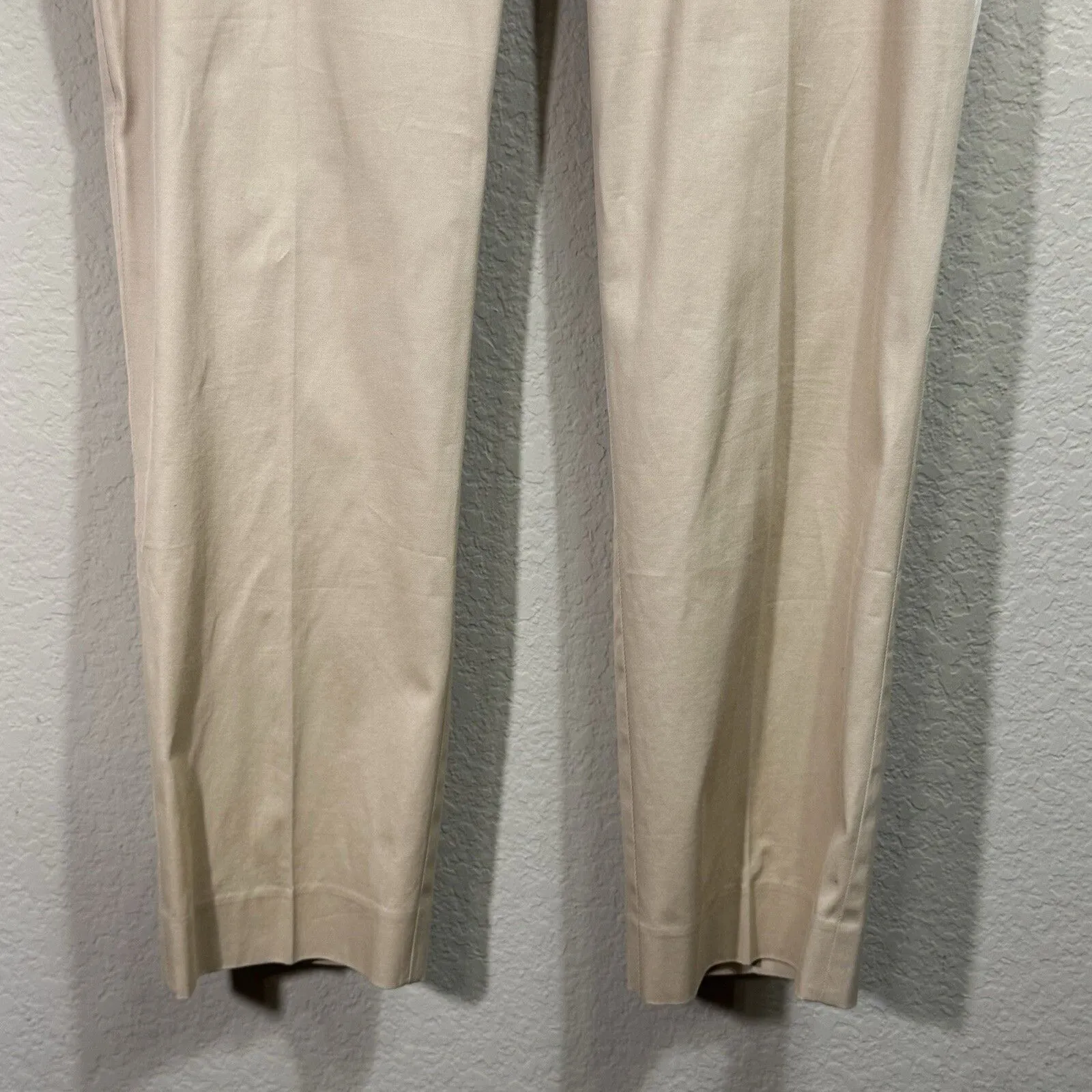 Ralph Lauren Black Label Women's Wool Blend Tan Trouser Career Pants 12 Stretch - Image 7
