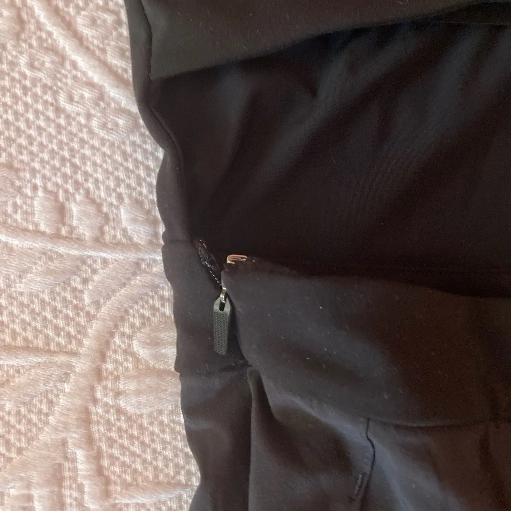 Vuori Performance Set Tennis Dress Black Pleated Skirt  Cutout W/ Shorts XL - Image 10