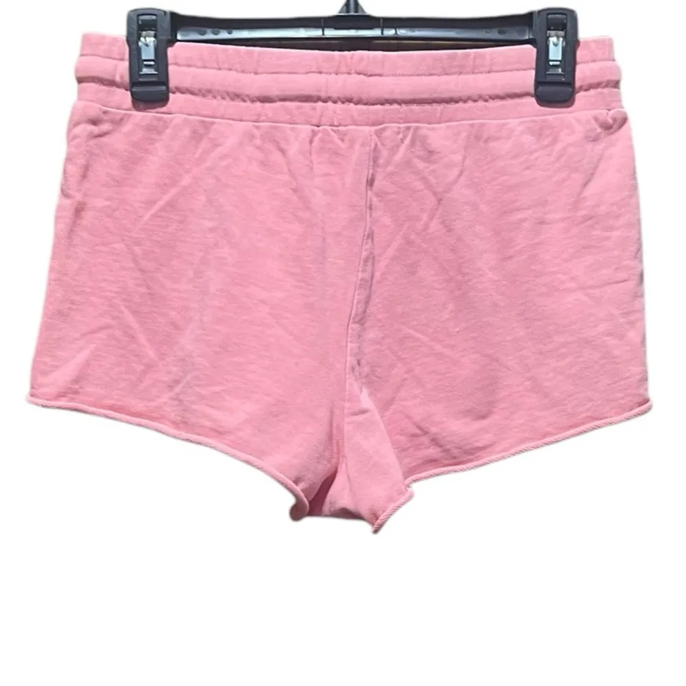 Peloton Unwind French Terry Pink Lounge Shorts Size Small - Image 6