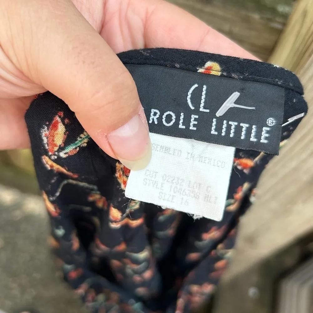 CAROLE LITTLE VINTAGE FLORAL BLOUSE - Image 2