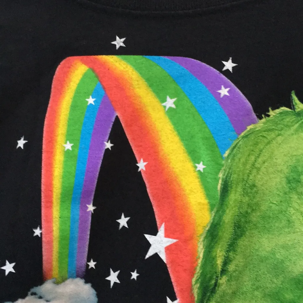 FINAL MARKDOWN St patties unicorn tee large Black - Image 4