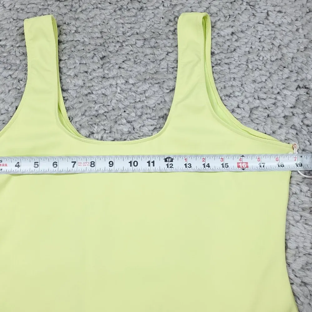 Good American Good Compression Scuba Knit Mini Dress Green Stretch Size 5 2XL - Image 12