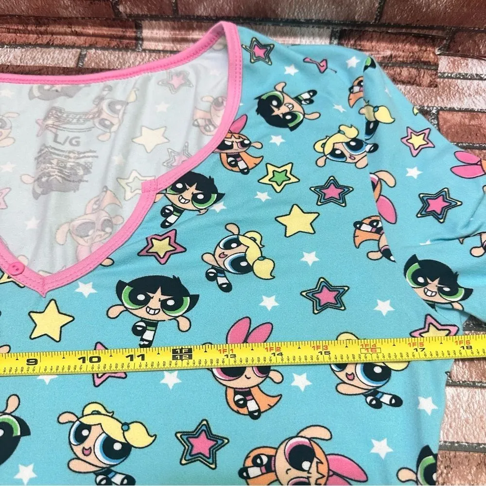 PowerPuff Girls Romper Size L Blue Size L - Image 6