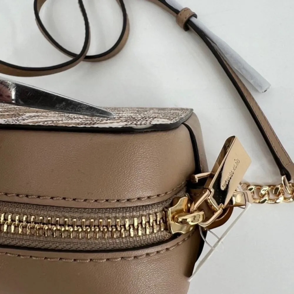 Michael Kors  Camel Multi Jet Set Camera Crossbody NWT - Image 8
