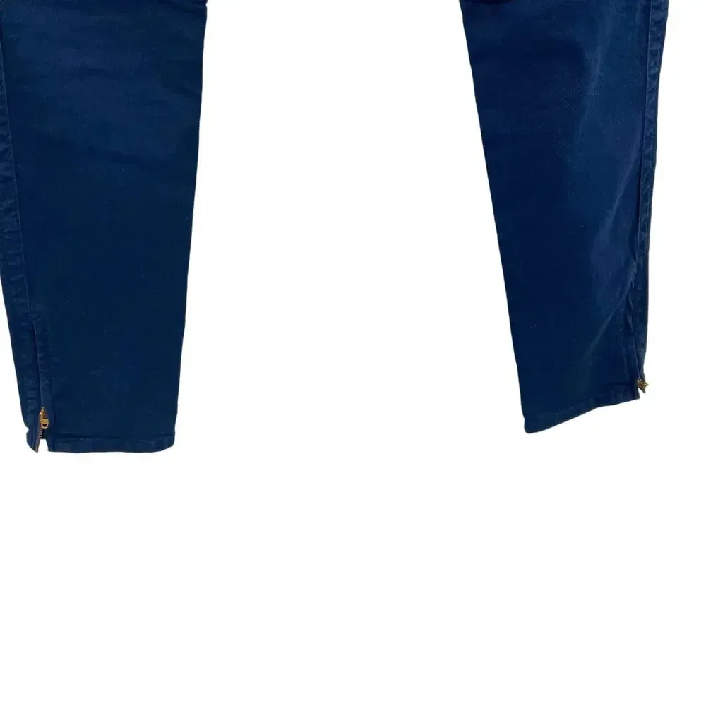 RED Valentino Navy Blue Cargo Pants Ankle Skinny Bow Detail Size‎ Size 6 - Image 10