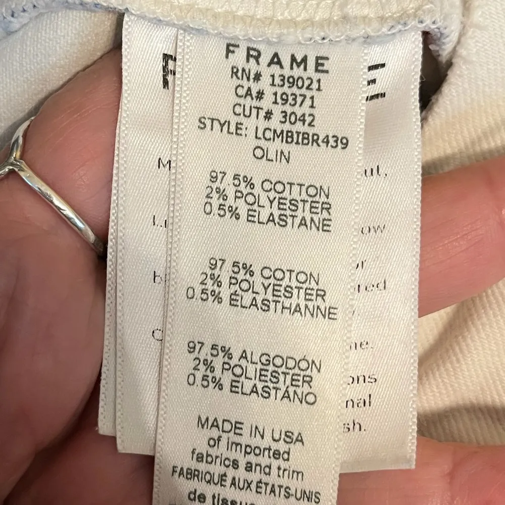 Frame Denim Le Crop Mini Bootcut Two-Tone Jeans - Image 7