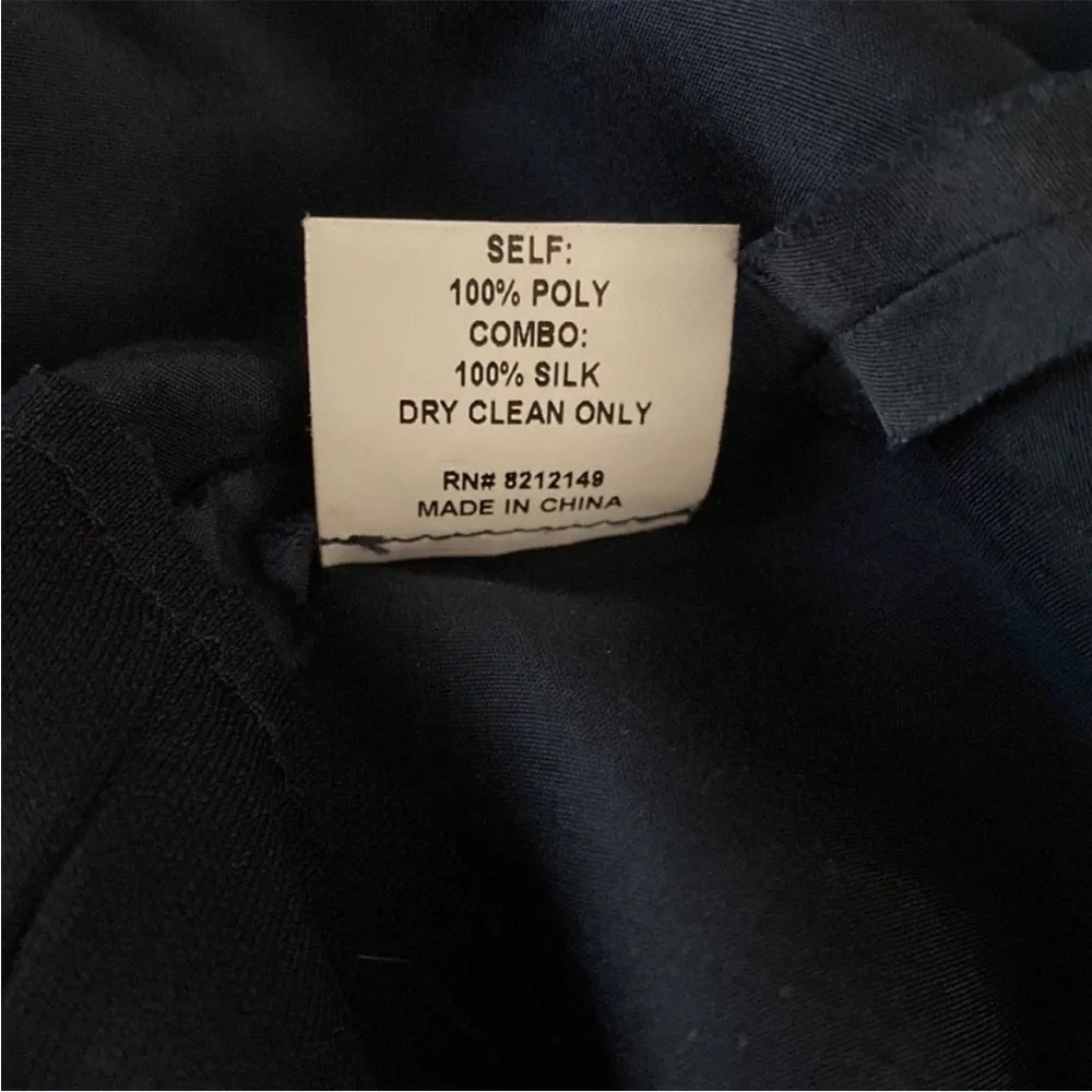 Anna Sui for Anthropologie navy blue dress size 10 - Image 7