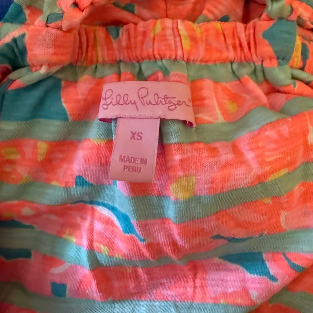 Lilly Pulitzer Make a Splash Lockwood Mini Dress Cinch Waist Size XS - Image 7