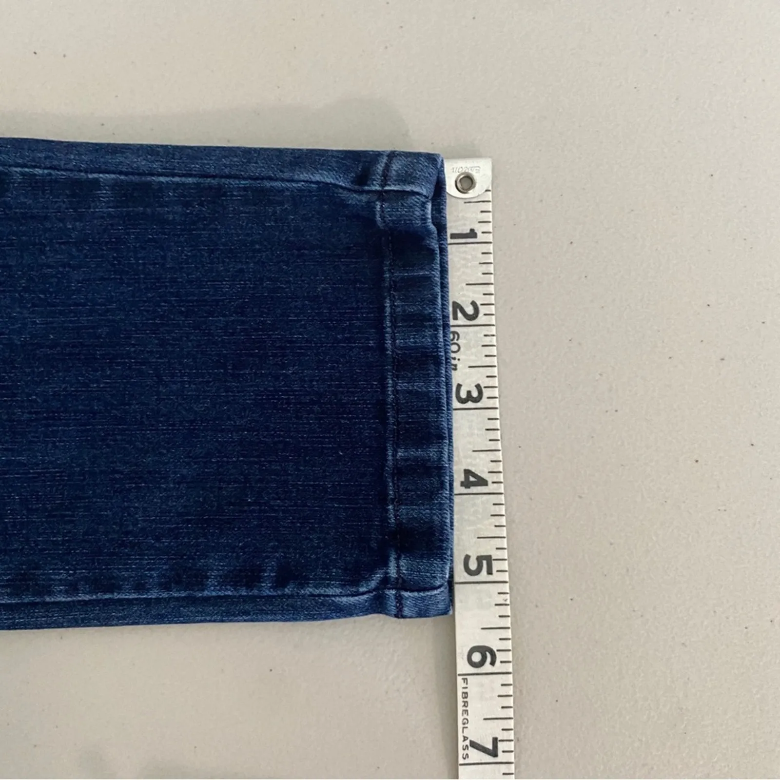 Soft Surroundings Pull-on Elastic Waist Dark Wash Skinny Jeans Jegging XS Petite - Image 10