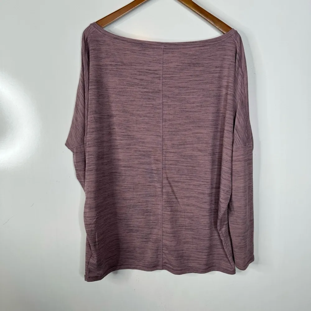 Athleta Flow Top Essence Spacedye Long Sleeve Size Large - Image 3