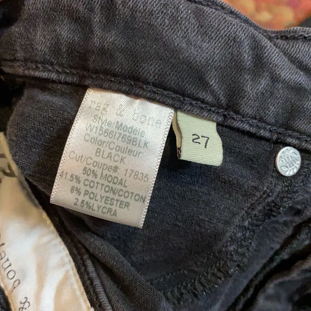 RAG & BONE BLACK HIGH RISE ANKLE SKINNY JEANS STRETCH - Image 4